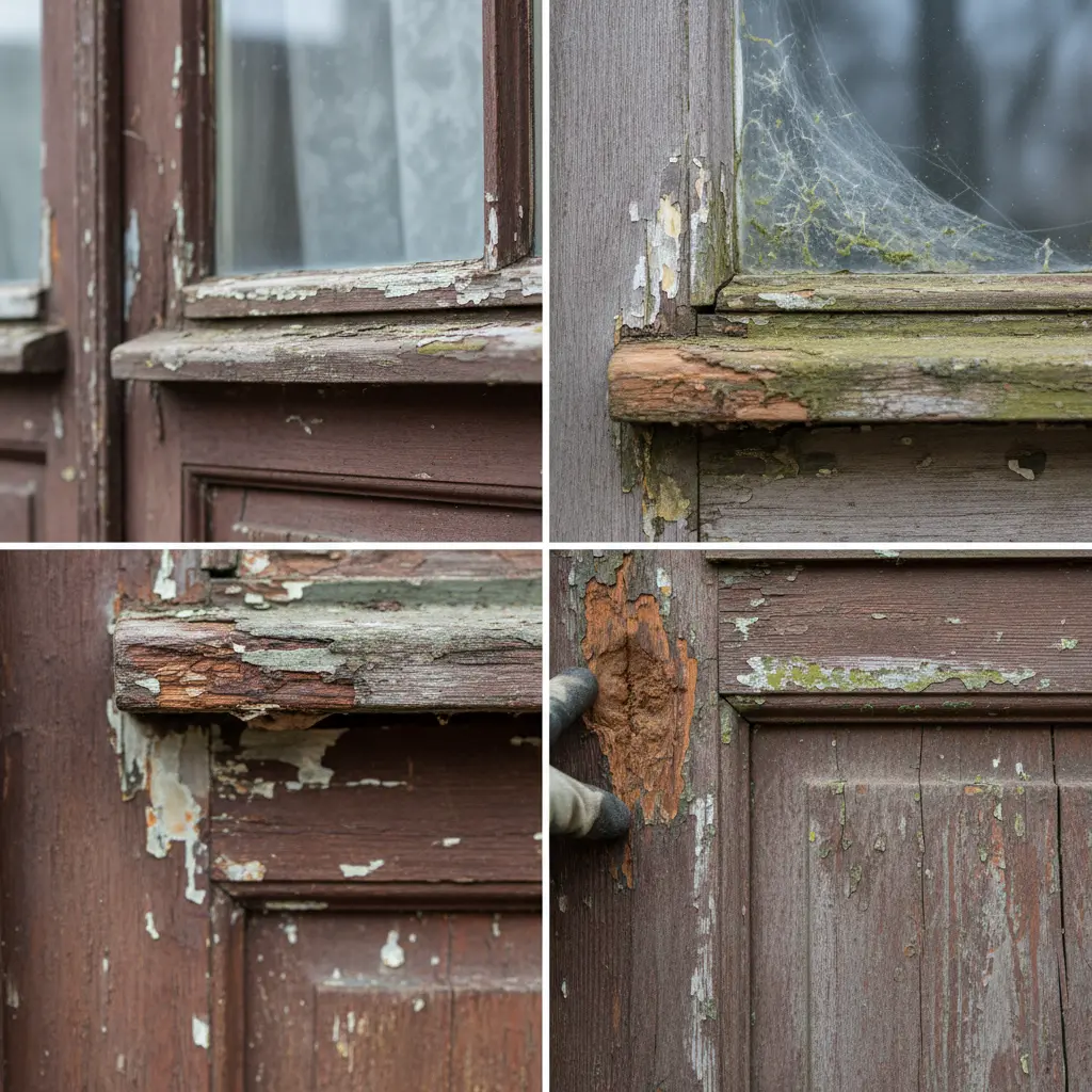 Hoe herken je deuren en kozijnen met houtrot