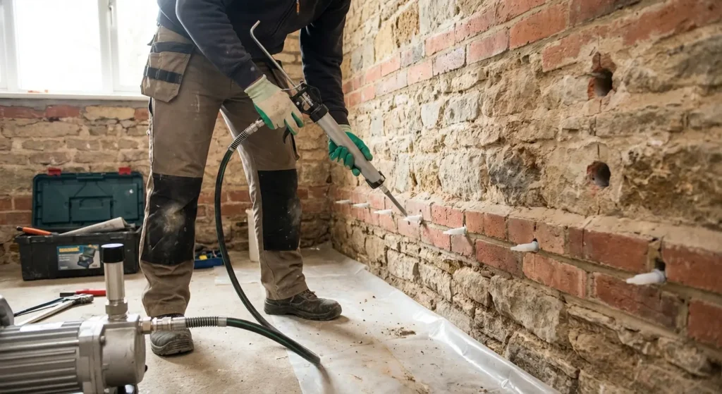 Muren injecteren: hoe verloopt een behandeling