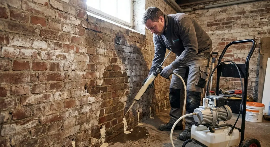 Muren injecteren tegen vocht: zo werkt het